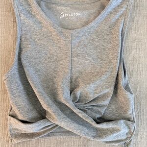 Beyond Yoga Women's Heather Gray Twist Tank